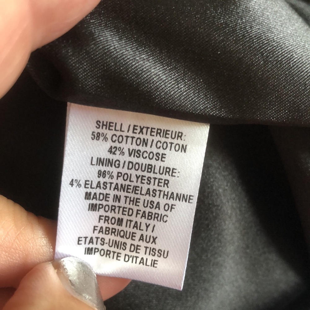 Milly Gray Faille Floral Pencil Skirt sz 2 - Picture 5 of 5